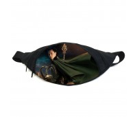 Поясная сумка бананка Локи Марвел (GB - Loki 05) Gear Bag черная
