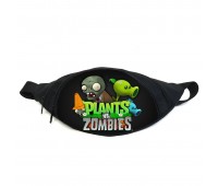 Поясная сумка бананка Растения против зомби (GB - Plants vs Zombies 03) Gear Bag черная