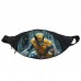 Поясная сумка бананка Росомаха люди Икс (GB - Wolverine 03) Gear Bag черная