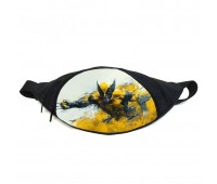 Поясная сумка бананка Росомаха люди Икс (GB - Wolverine 04) Gear Bag черная