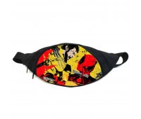 Поясная сумка бананка Росомаха и Дедпул (GB - Wolverine deadpool 07) Gear Bag черная