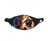 Поясная сумка бананка Супермен (GB - Superman 01) Gear Bag черная