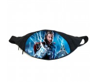 Поясная сумка бананка Тор Марвел (GB - Thor 01) Gear Bag черная