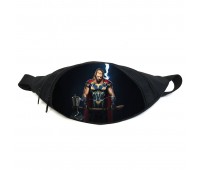 Поясная сумка бананка Тор Марвел (GB - Thor 05) Gear Bag черная