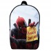 Рюкзак Дедпул (School Gear bag Deadpool 04) черный, 39 х 27 х 14 см