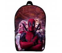 Рюкзак Дедпул (School Gear bag Deadpool 05) чорний, 39 х 27 х 14 см