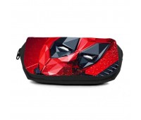 Школьный пенал Дедпул органайзер универсальный (deadpool - 003- black) черный