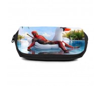 Школьный пенал Дедпул органайзер универсальный (deadpool - 0014- black) черный