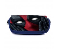 Школьный пенал Дедпул органайзер универсальный (deadpool - 0013- blue) синий