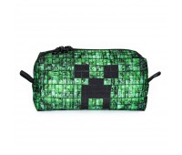Школьный пенал Майнкрафт крипер (minecraft - 001), 18 х 9 х 8 см
