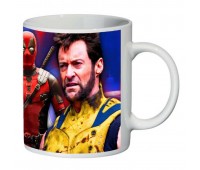 Чашка Дедпул и Росомаха (кружка supercup Deadpool Wolverine 0024)