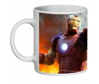 Чашка Железный человек (кружка supercup Ironman 002)
