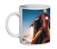 Чашка Железный человек (кружка supercup Ironman 008)