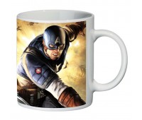 Чашка Капитан Америка (кружка supercup Captain America 001)