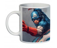 Чашка Капитан Америка (кружка supercup Captain America 004)