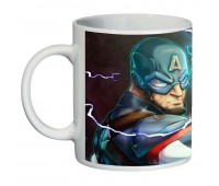 Чашка Капитан Америка (кружка supercup Captain America 006)