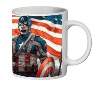Чашка Капитан Америка (кружка supercup Captain America 007)
