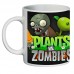 Чашка Растения против зомби (кружка supercup Plants vs Zombie 002)