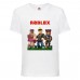 Футболка детская Роблокс (Roblox-08-1) белая 128 см