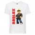 Футболка детская Роблокс (Roblox-06-1) белая 152 см