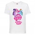 Футболка детская Мой маленький пони МЛП (My little pony 0014) белая 116 см