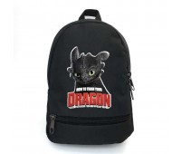 Рюкзак Как приручить дракона Cappuccino Toys Dragon - 001 черный, размер 28 х 13 х 35 см