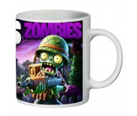 Чашка Растения против зомби (кружка supercup Plants vs Zombie 0010)