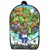 Рюкзак детский Растения против зомби (Plants vs Zombie Gear bag mini 03) черный, 29 х 21 х 9 см