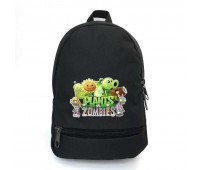 Рюкзак детский Растения против зомби Cappuccino Toys (Plants vs Zombies 001-black) черный, размер 35 х 28 х 13 см