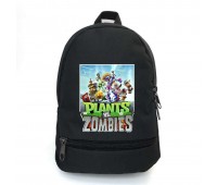 Рюкзак детский Растения против зомби Cappuccino Toys (Plants vs Zombies 002-black) черный, размер 35 х 28 х 13 см
