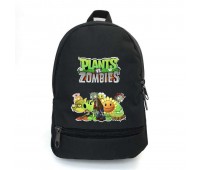 Рюкзак детский Растения против зомби Cappuccino Toys (Plants vs Zombies 003-black) черный, размер 35 х 28 х 13 см