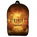 Рюкзак школьный Сталкер 2 (School Gear bag STALKER 2 - 02) черный, 39 х 27 х 14 см