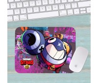 Коврик для мыши Бравл Старс Brawl Stars маленький 003 (180х220х3мм) Коврик для мыши Бравл Старс Brawl Stars маленький 003 (180х220х3мм)