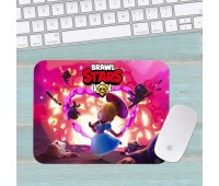 Коврик для мыши Бравл Старс Brawl Stars маленький 004 (180х220х3мм) Коврик для мыши Бравл Старс Brawl Stars маленький 004 (180х220х3мм)