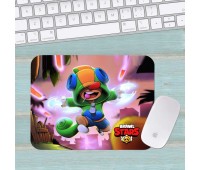 Коврик для мыши Бравл Старс Brawl Stars маленький 010 (180х220х3мм) Коврик для мыши Бравл Старс Brawl Stars маленький 010 (180х220х3мм)