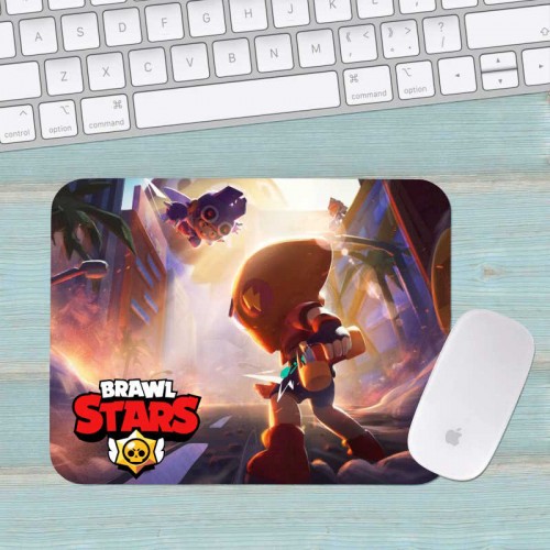 Коврик для мыши Бравл Старс Brawl Stars маленький 020 (180х220х3мм) Коврик для мыши Бравл Старс Brawl Stars маленький 020 (180х220х3мм)