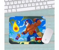 Коврик для мыши Бравл Старс Brawl Stars маленький 029 (180х220х3мм) Коврик для мыши Бравл Старс Brawl Stars маленький 029 (180х220х3мм)