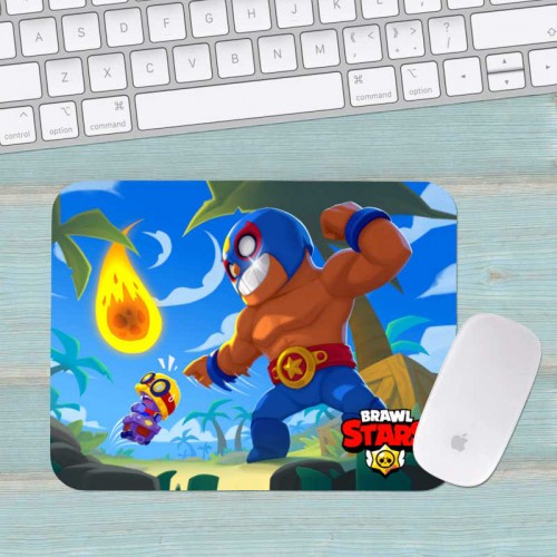 Коврик для мыши Бравл Старс Brawl Stars маленький 029 (180х220х3мм) Коврик для мыши Бравл Старс Brawl Stars маленький 029 (180х220х3мм)