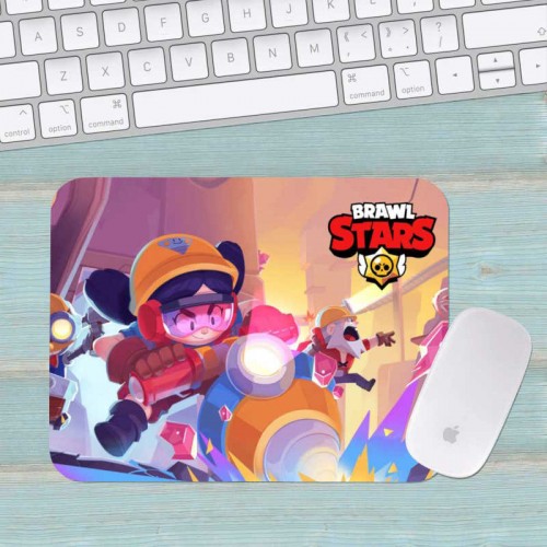 Коврик для мыши Бравл Старс Brawl Stars средний 002 (290х250х3мм) Коврик для мыши Бравл Старс Brawl Stars средний 002 (290х250х3мм)