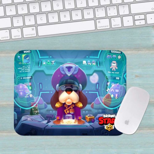 Коврик для мыши Бравл Старс Brawl Stars средний 006 (290х250х3мм) Коврик для мыши Бравл Старс Brawl Stars средний 006 (290х250х3мм)