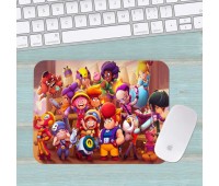 Коврик для мыши Бравл Старс Brawl Stars средний 016 (290х250х3мм) Коврик для мыши Бравл Старс Brawl Stars средний 016 (290х250х3мм)