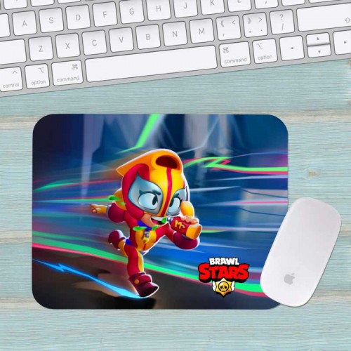 Коврик для мыши Бравл Старс Brawl Stars средний 018 (290х250х3мм) Коврик для мыши Бравл Старс Brawl Stars средний 018 (290х250х3мм)