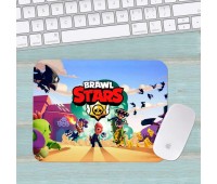 Коврик для мыши Бравл Старс Brawl Stars большой 021 (400х300х3мм) Коврик для мыши Бравл Старс Brawl Stars большой 021 (400х300х3мм)