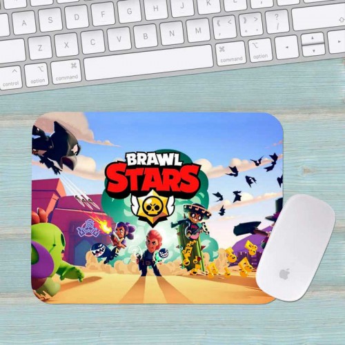 Коврик для мыши Бравл Старс Brawl Stars большой 021 (400х300х3мм) Коврик для мыши Бравл Старс Brawl Stars большой 021 (400х300х3мм)