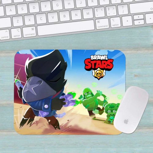 Коврик для мыши Бравл Старс Brawl Stars большой 030 (400х300х3мм) Коврик для мыши Бравл Старс Brawl Stars большой 030 (400х300х3мм)
