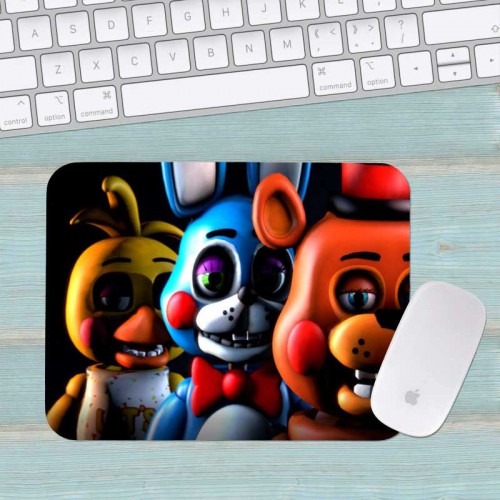 Коврик для мыши Пять ночей с Фредди Five Nights at Freddy's FNAF маленький 001 (180х220х3мм) Коврик для мыши Пять ночей с Фредди Five Nights at Freddy's FNAF маленький 001 (180х220х3мм)