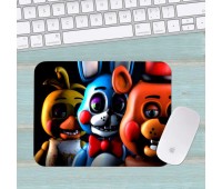 Коврик для мыши Пять ночей с Фредди Five Nights at Freddy's FNAF средний 001 (290х250х3мм) Коврик для мыши Пять ночей с Фредди Five Nights at Freddy's FNAF средний 001 (290х250х3мм)