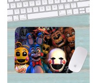 Коврик для мыши Пять ночей с Фредди Five Nights at Freddy's FNAF средний 004 (290х250х3мм) Коврик для мыши Пять ночей с Фредди Five Nights at Freddy's FNAF средний 004 (290х250х3мм)