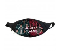 Поясная сумка бананка Игра в кальмара (GB - Squid Game 02) Gear Bag черная