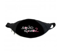 Поясная сумка бананка Игра в кальмара (GB - Squid Game 06) Gear Bag черная
